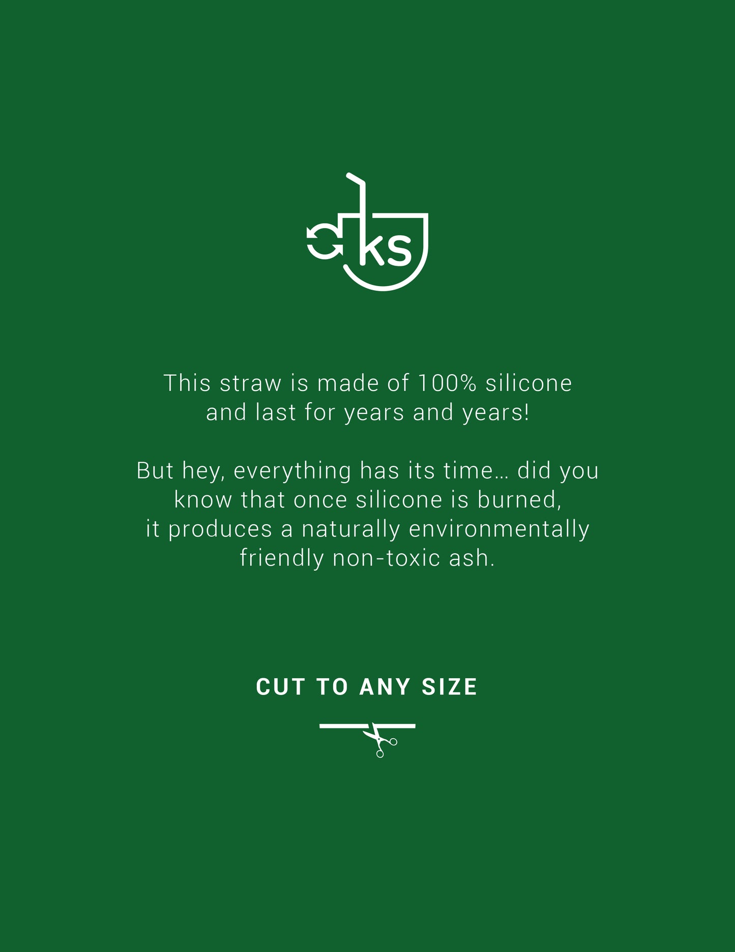 4-Pack of KoffieStraws: Green, Mocha, Navy, Surf, (all 10") with stainless steel cleaning brush in compostable packaging