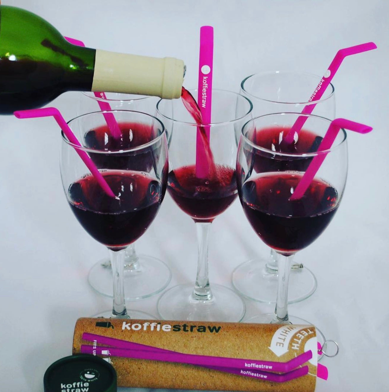 Reusable Wine Bottle Straw