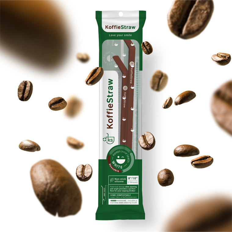 Kikkerland® Glass Reusable Straws 6 Pack-CoffeeSock
